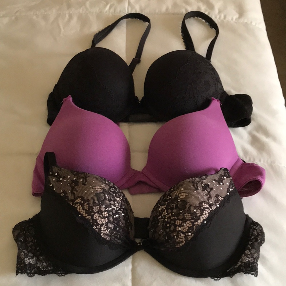 Victoria Secret Push Up Bras 34 B